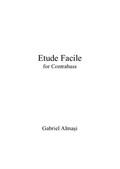 Etude Facile for double bass and piano